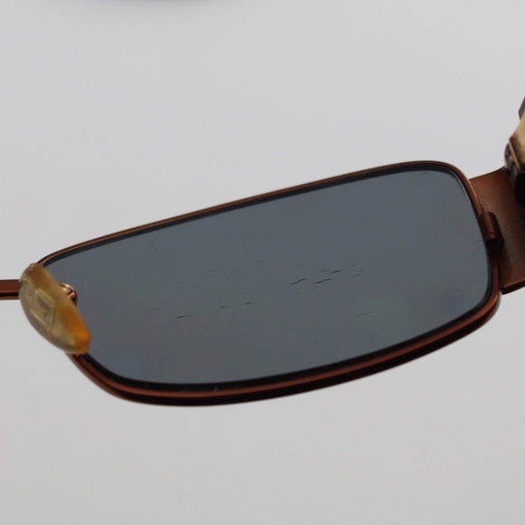 Thierry Mugler VTG Bronze Brown Metal Frame Prescription Sunglasses C2 51-17-130 - Picture 13 of 13